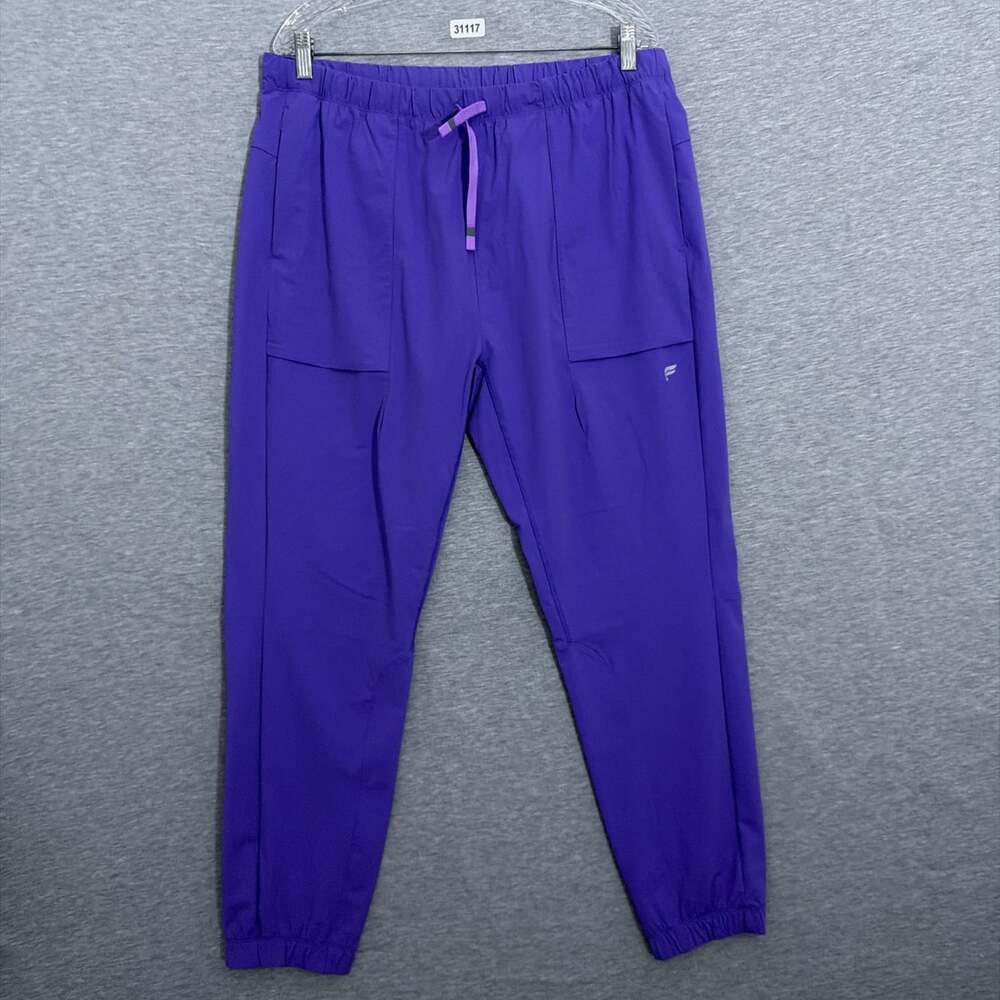 Fabletics Men's Size XL Purple The One Drawstring Jogger Pants
